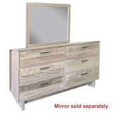 Cambridge 6 Drawer Dresser with Mirror