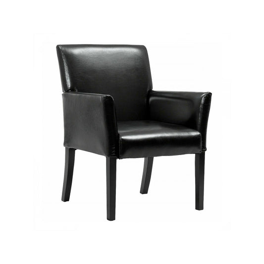 Modern PU Leather Executive Arm Chair Sofa Angle View