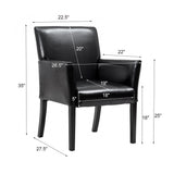 Modern PU Leather Executive Arm Chair Sofa Dimensions