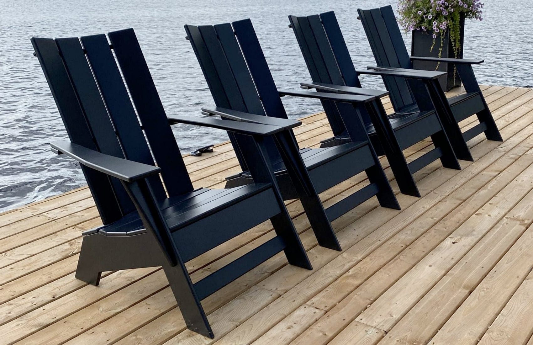 Modern Adirondack Chair • Log Furniture and More - Main Image