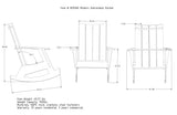 Modern Adirondack Rocker Dimensions
