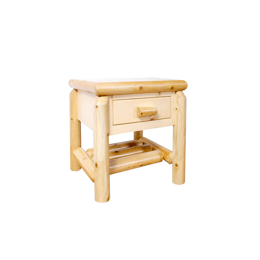 Mountain Lodge 1 Drawer Log Night Stand