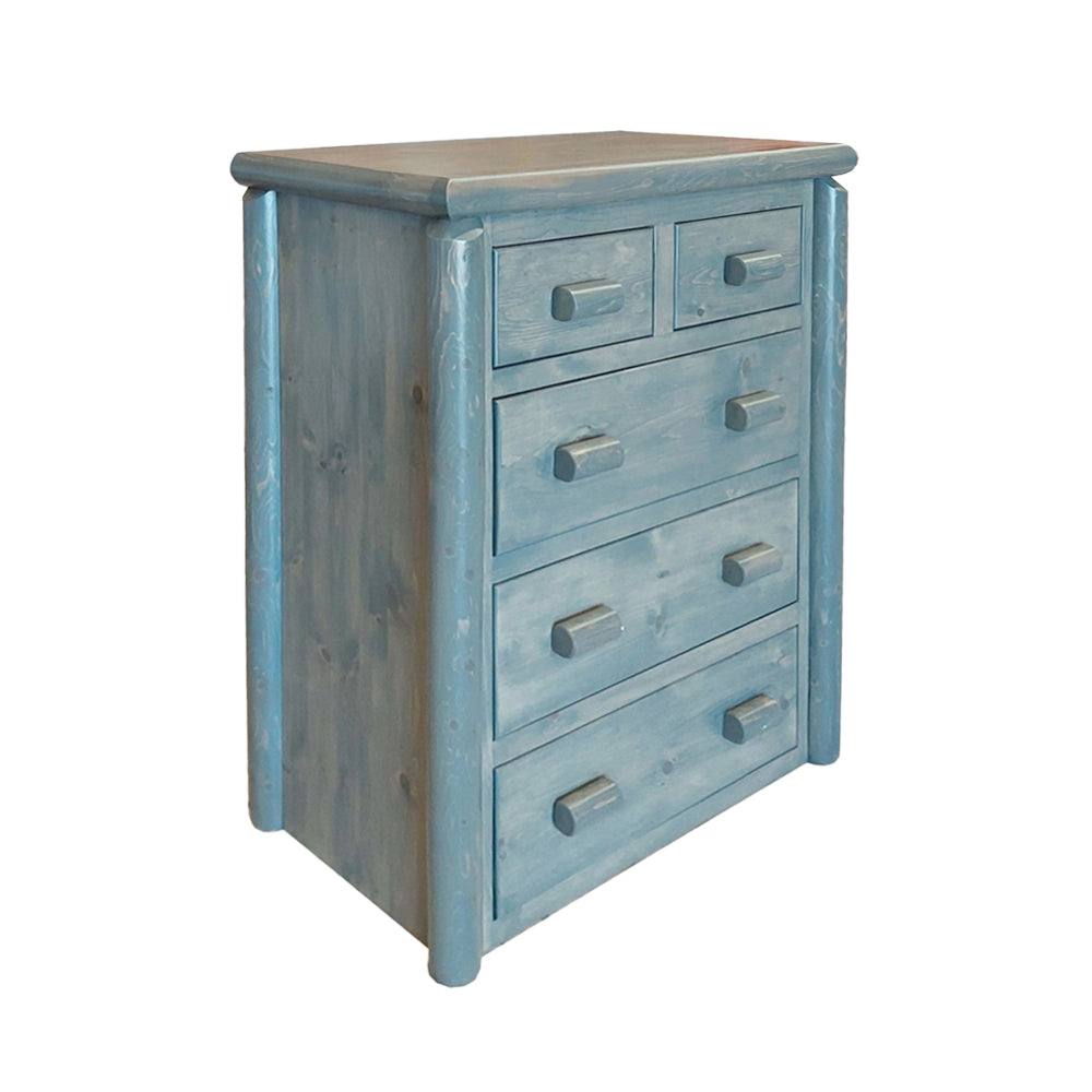 Mountain Lodge 5 Drawer Log Chest