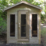 Outdoor Knotty Cedar Cabin Sauna - 5' x 6'