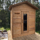 Outdoor Knotty Cedar Cabin Sauna - 5' x 7'