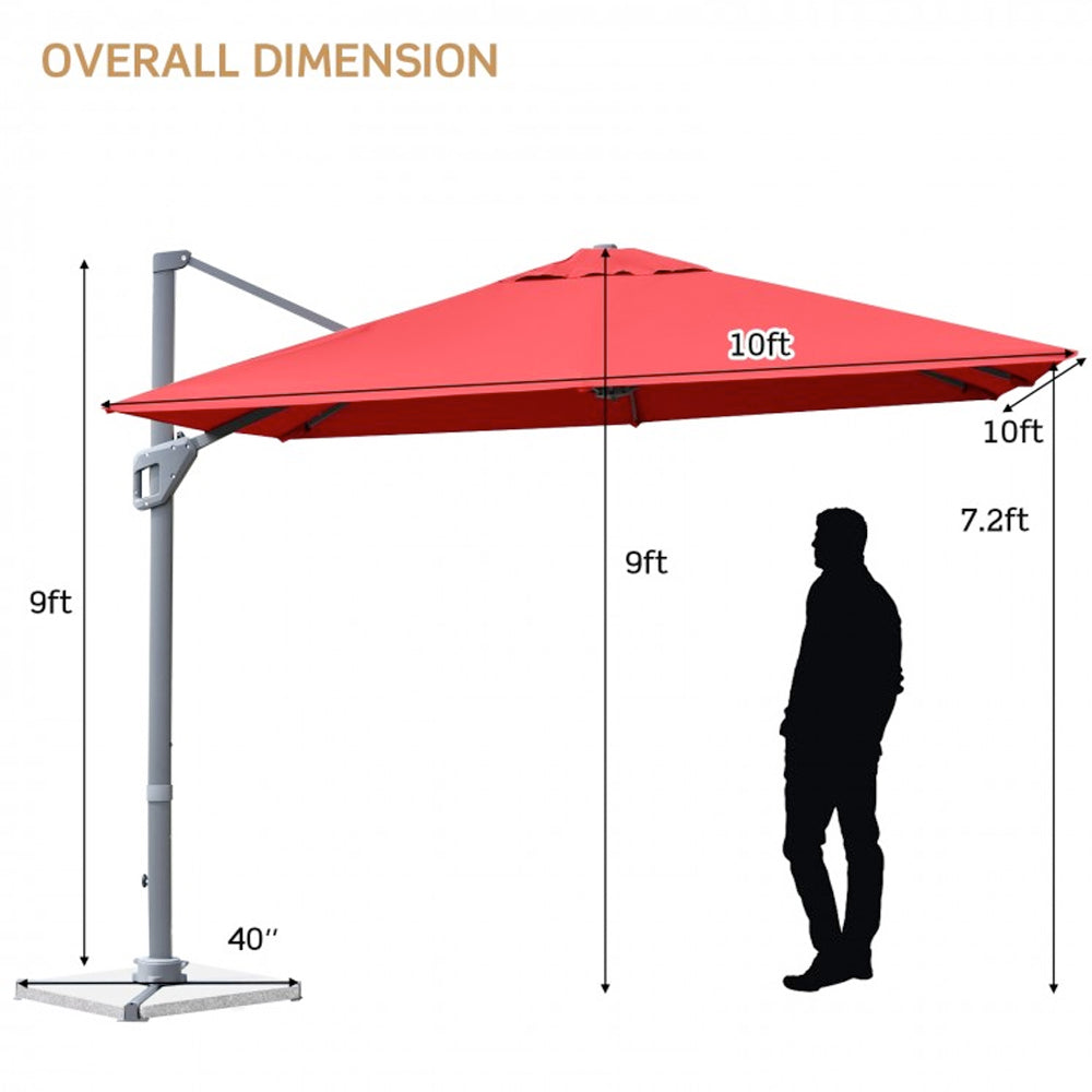 Patio Offset Cantilever Umbrella Dimensions