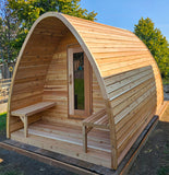 Pod Sauna with Standard Benches