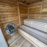 Pure Cube Outdoor Sauna Interior