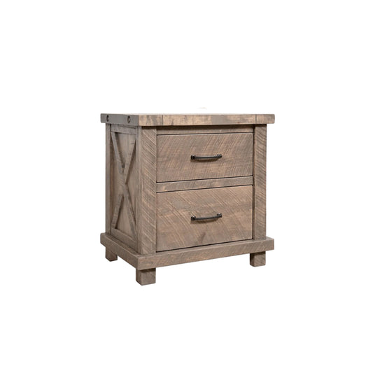 Rafters 2 Drawer Nightstand