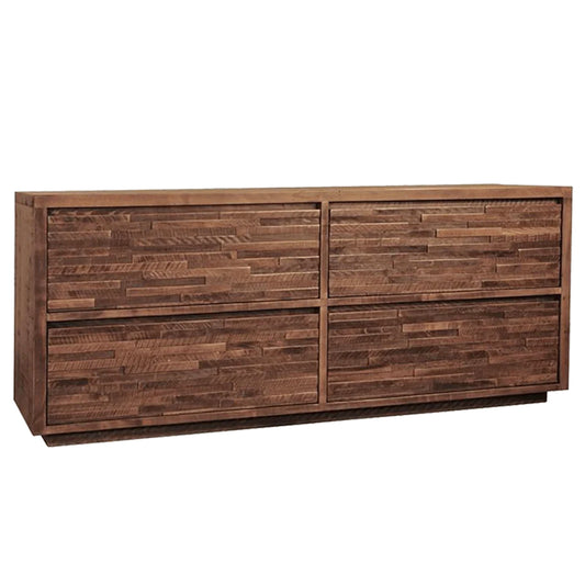 Rustic Roots 4 Drawer Dresser 72" Wide