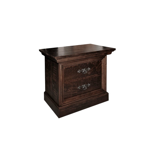 Rustic Windsor 2 Drawer Nightstand