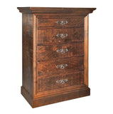 Rustic Windsor 5 Drawer Chest with Stain