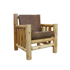Single Log Chair with Cushion