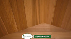 Tall cabin ceiling