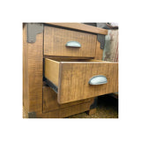 Timber and Iron Open Drawers