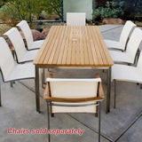 Tivoli Teak Rectangular Dining Table