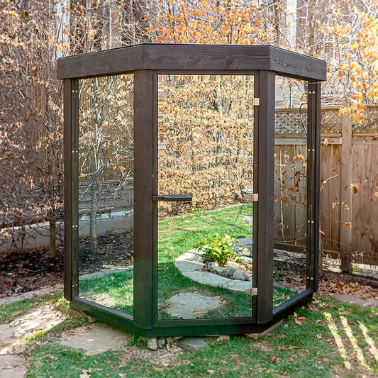 Trinity Outdoor Corner Sauna