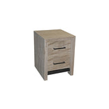 Urban 2 Drawer Open Nightstand Unstained