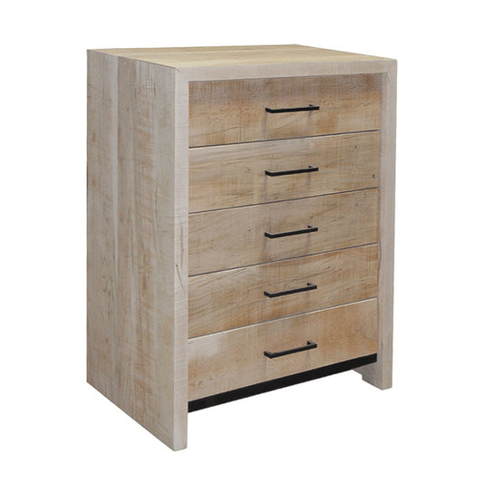 Urban 5 Drawer Hiboy Dresser Unstained