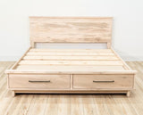 Whistler Bed with Drawers in Footboard