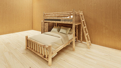 Loft bunk bed in cedar