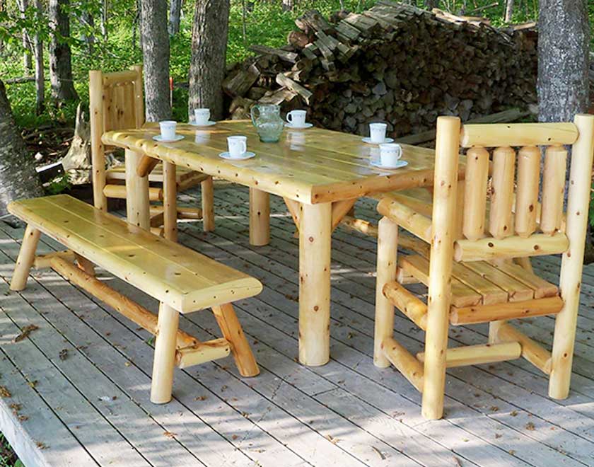 Outdoor Log Furniture - outdoor-2