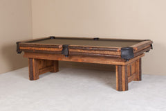 Sawtooth Hickory pool table