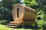 Sauna with Square wood roof