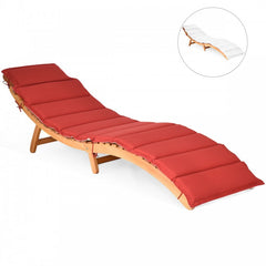 Folding Eucalyptus Lounge Chair