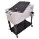 Rolling Stainless Steel Ice Beverage Cooler