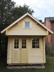 bunkie with log furniture
