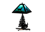 21" High Lone Deer Table Lamp