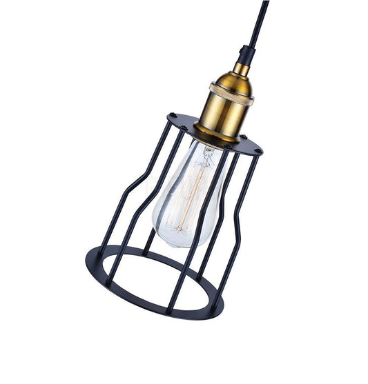 Industrial Cage Edison Filament Pendant