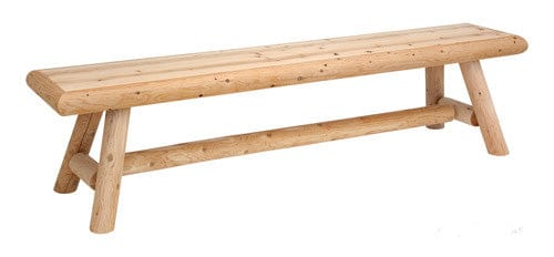 Outdoor Log Bench • Log Furniture and More