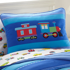 Trains, Planes and Trucks Comforter and Sham