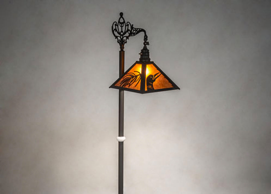68" High Loon Pine Needle Floor Lamp Dark