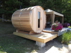 The Petawawa Barrel Sauna on the Beach
