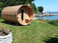 The Lakeview Barrel Sauna by the Lake