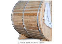 Aluminum Bands for Barrel Saunas