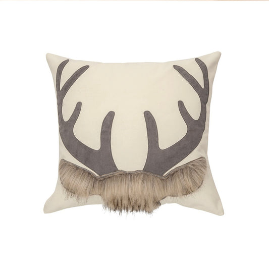 Archie Cream Buck Decorative Pillow