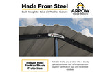 Arrow Steel Carport Made with Steel