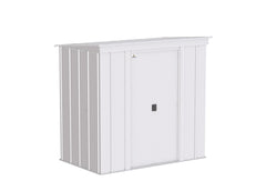 Arrow Classic Steel Storage Shed - 6' x 4' Flute Grey