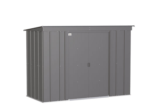 Arrow Classic Steel Storage Shed - Pent Roof - 8' x 4'