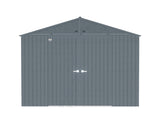 Arrow Elite Steel Storage Shed - 10' x 8' Anthracite