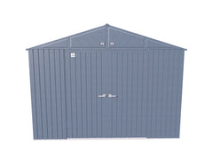 Arrow Elite Steel Storage Shed - 10' x 8' Blue Grey