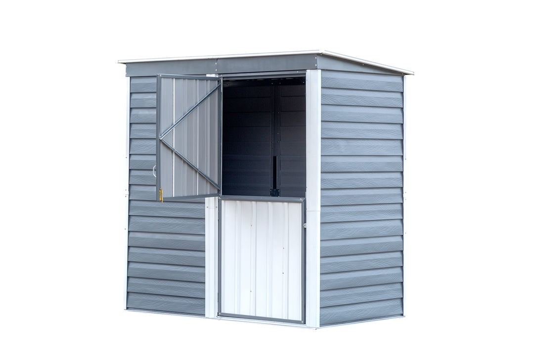 Arrow Shed in a Box Steel Storage Shed with Open Dutch Door