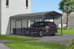 Arrow Steel Carport Charcoal