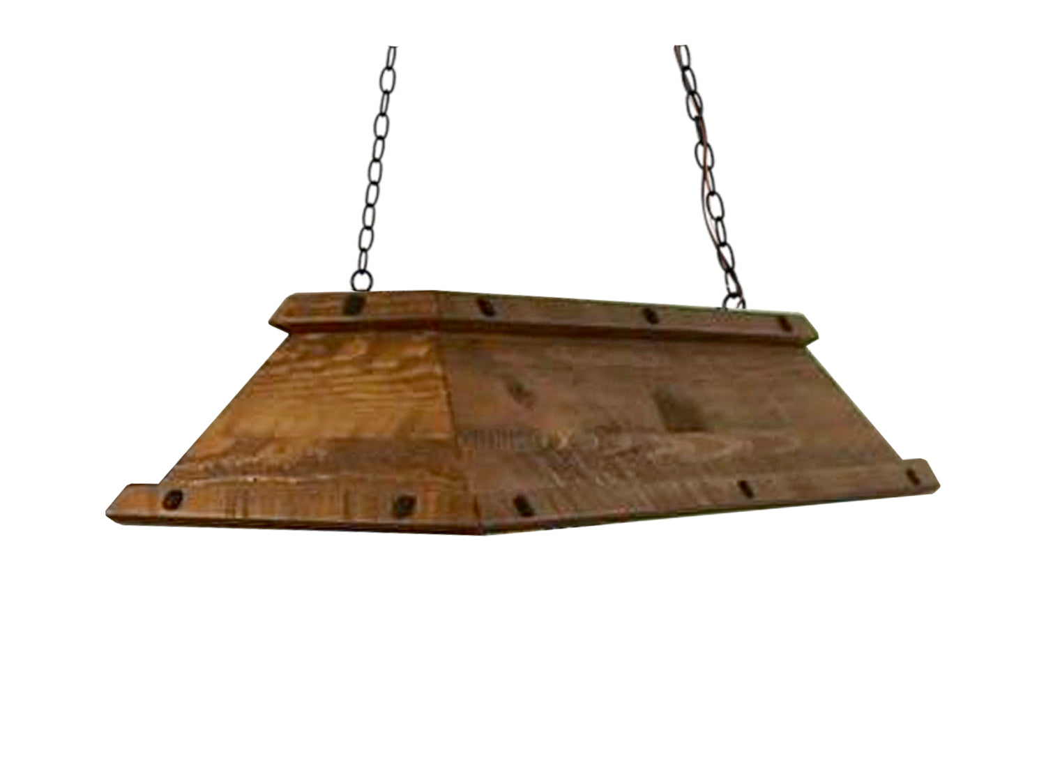 Barnwood Pool Table Light with 3 Lamps