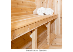 Barrel Sauna Benches
