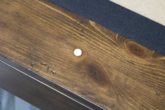 Baylor II Pool Table Rail Closeup